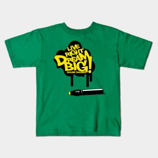 Dream big-yellow Kids T-Shirt